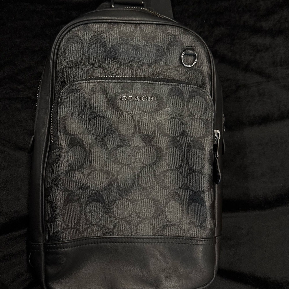 Coach Signature Black Men's Bag